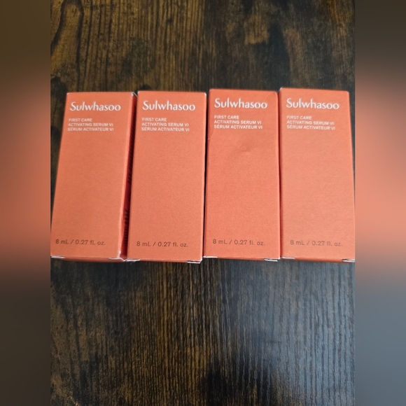 NEW! Sulwhasoo,  First Care Activating Serum VI, 8ml/0.27fl oz each, Bundle of 4 - Picture 1 of 8